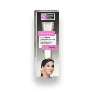 Global Beauty Care Lift & Firm Collagen & Peptides Eye Cream New Sealed in Box